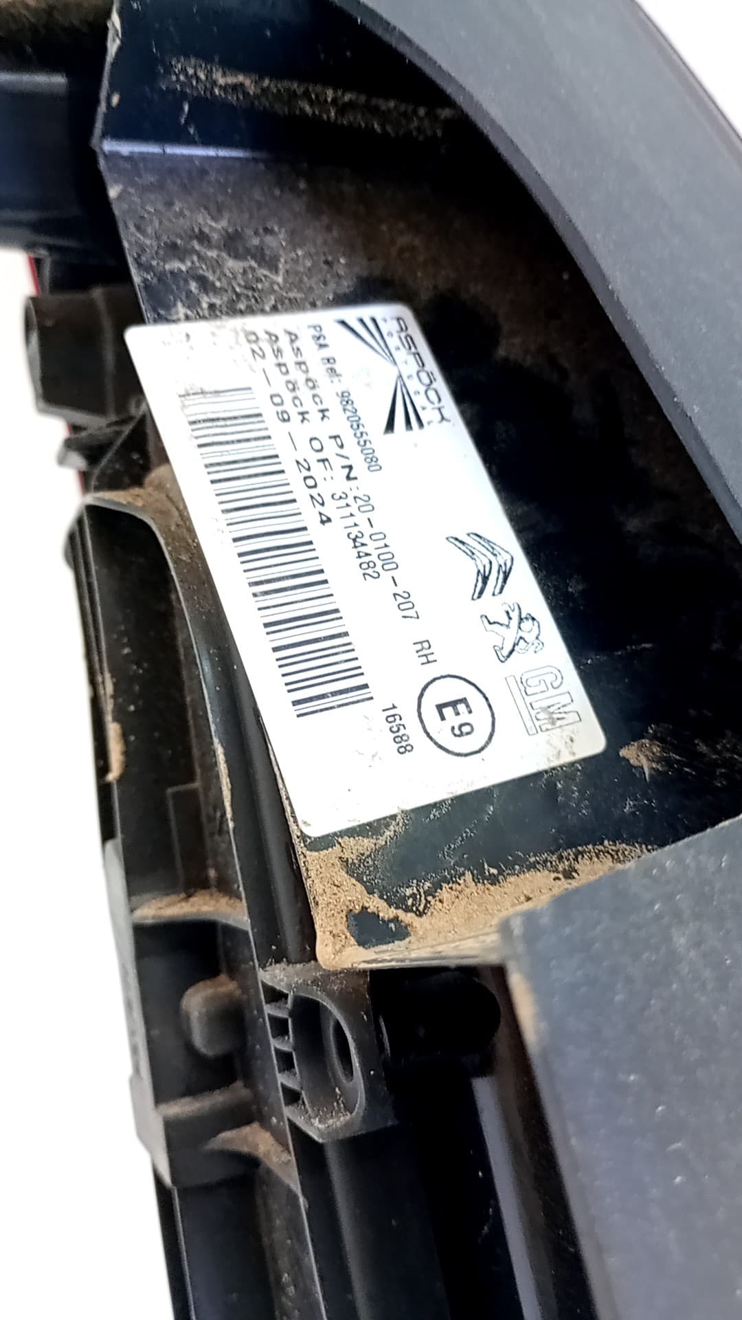 Piloto trasero derecho OPEL COMBO FURGONETA/MONOVOLUMEN (K9) 2