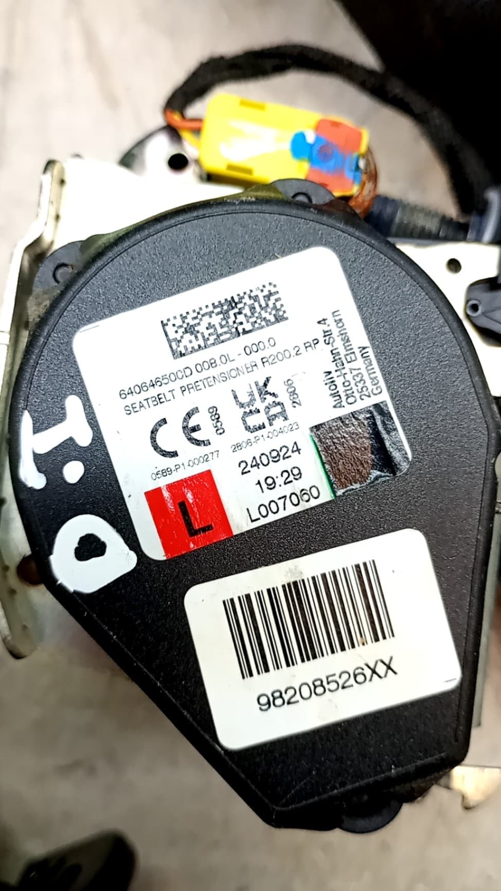 Kit airbag PEUGEOT 2008 (P1) 3