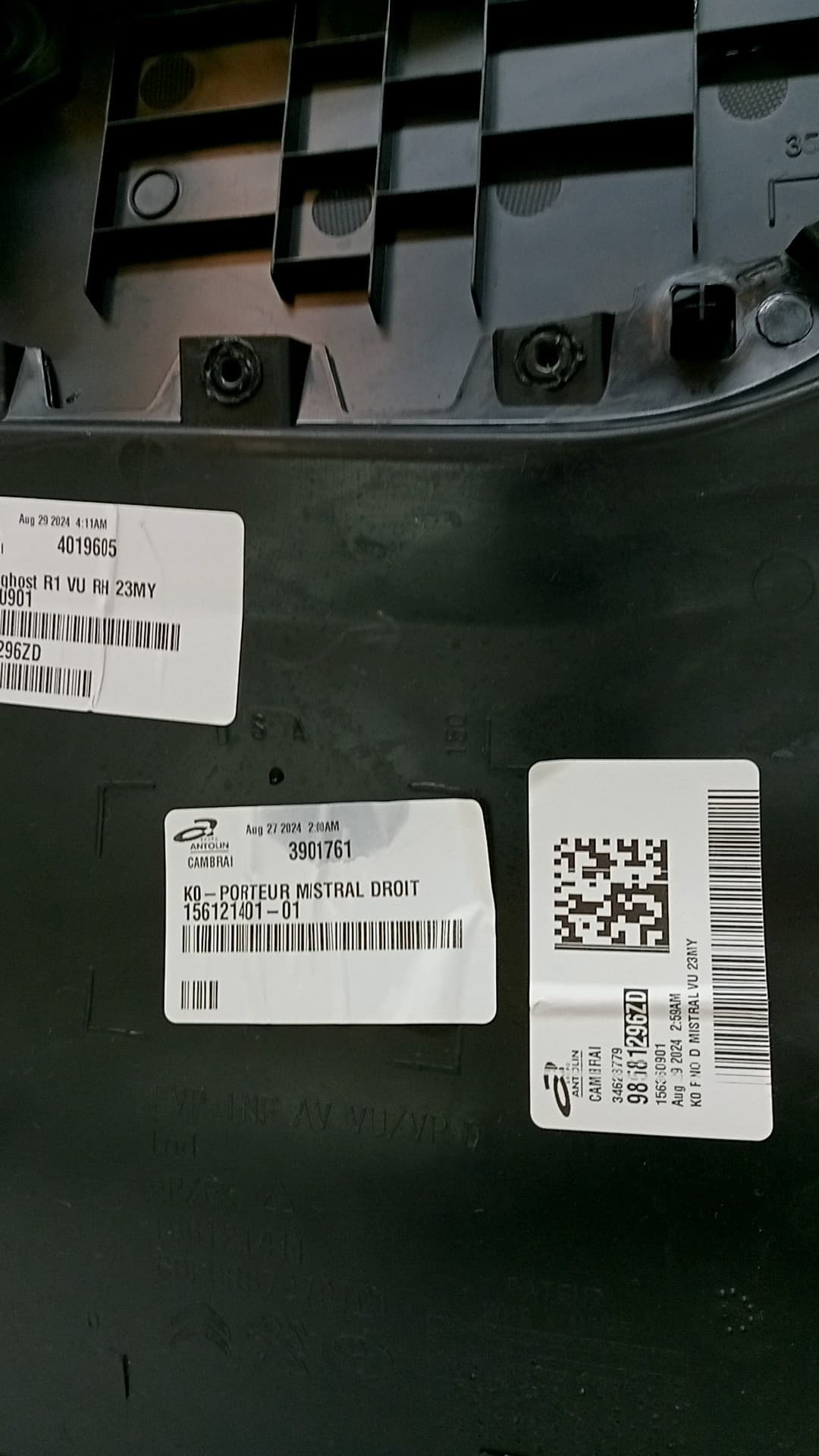 Guarnecido puerta delantera derecha CITROEN JUMPY SPACETOURER 2