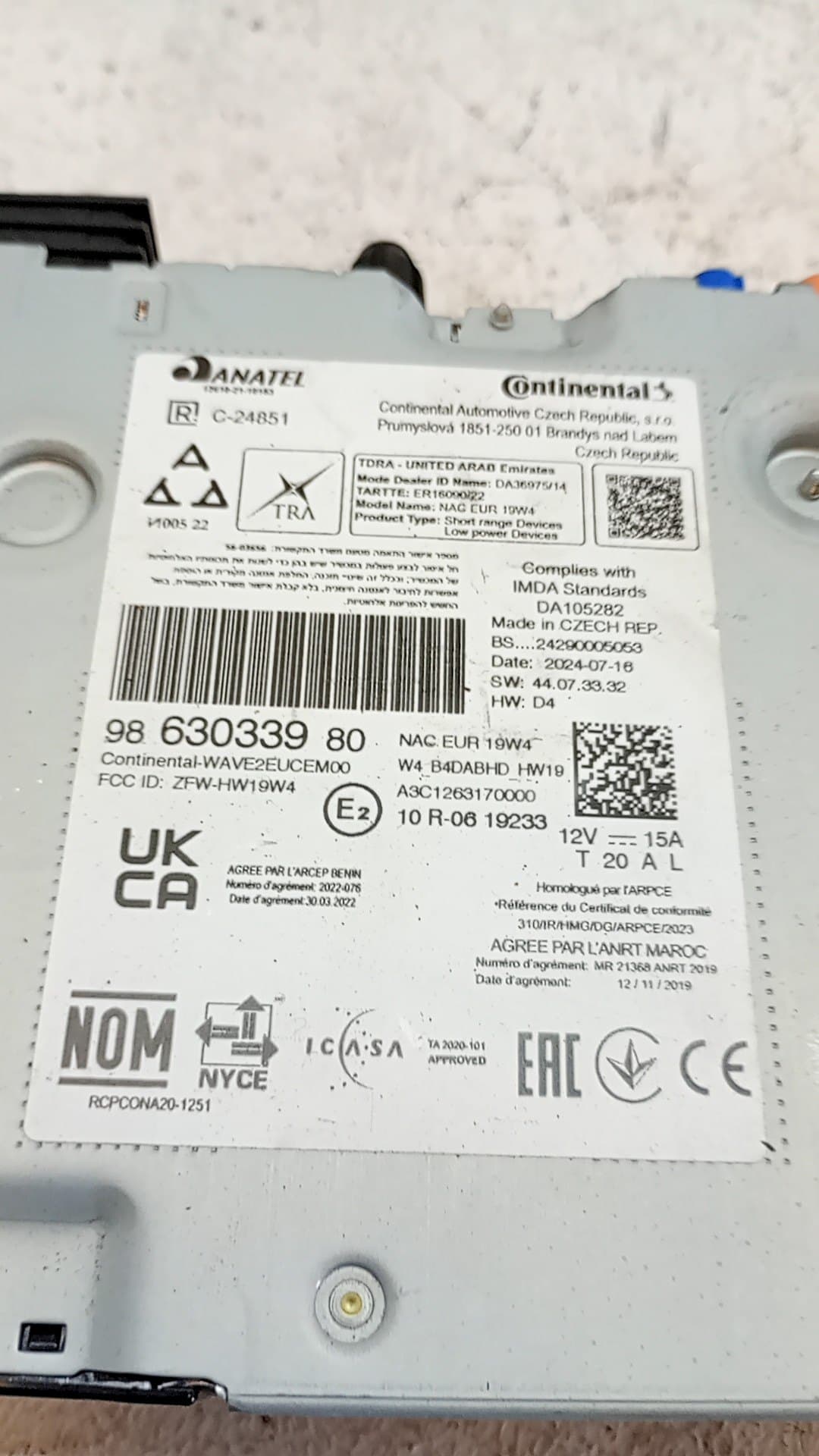 Sistema navegacion gps CITROEN CITROËN C5 AIRCROSS (AC_, AJ_, AR_, A4_) 2