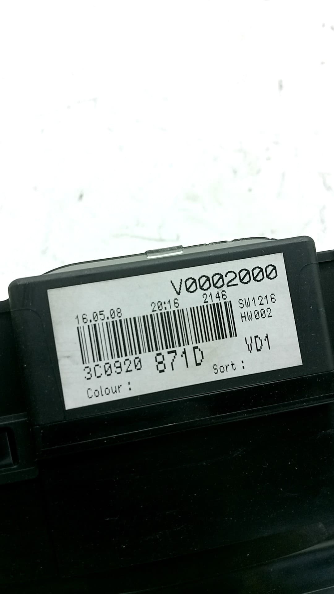 Cuadro instrumentos VOLKSWAGEN PASSAT B6 VARIANT (3C5) 3