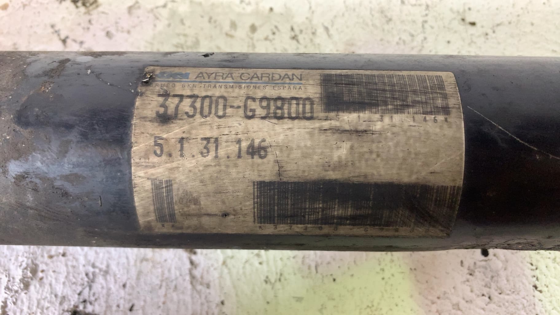 Recambio NISSAN PATROL (K/W160) ref. 37300G9800 2