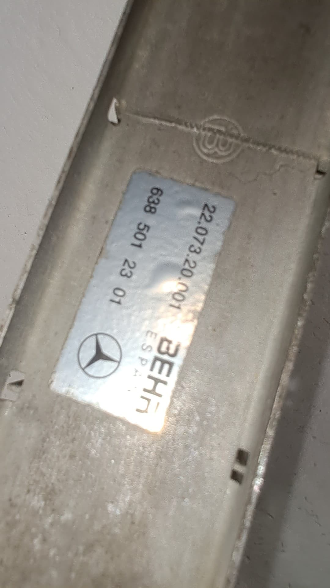 Intercooler MERCEDES-BENZ VITO (W639) BASIC, COMBI 2