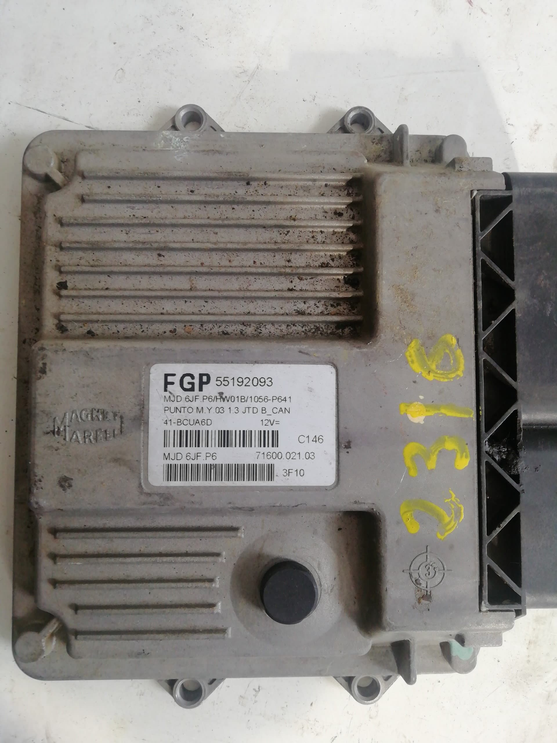 Centralita motor uce FIAT PUNTO BERLINA (188)