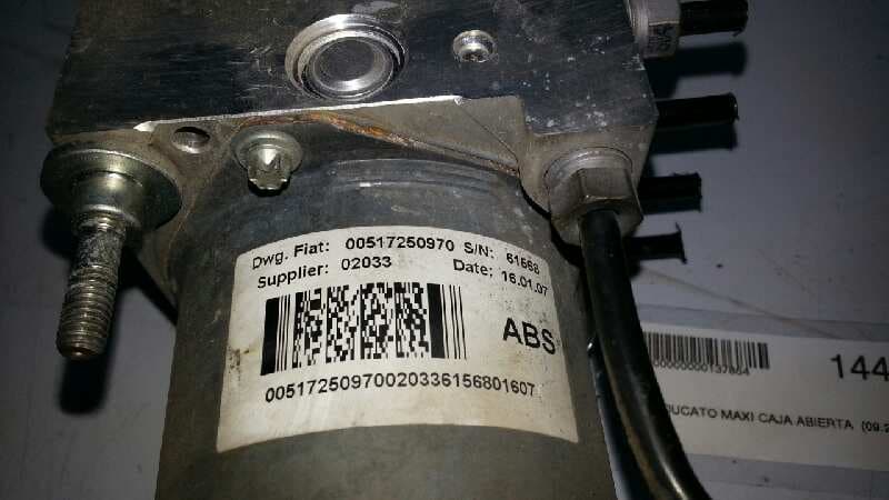 Recambio de ABS para FIAT DUCATO MAXI CAJA ABIERTA (09.2006 =>) 2.3 JTD CAT F1AE0481D referencia OEM IAM 51725097   - BLANCO 3