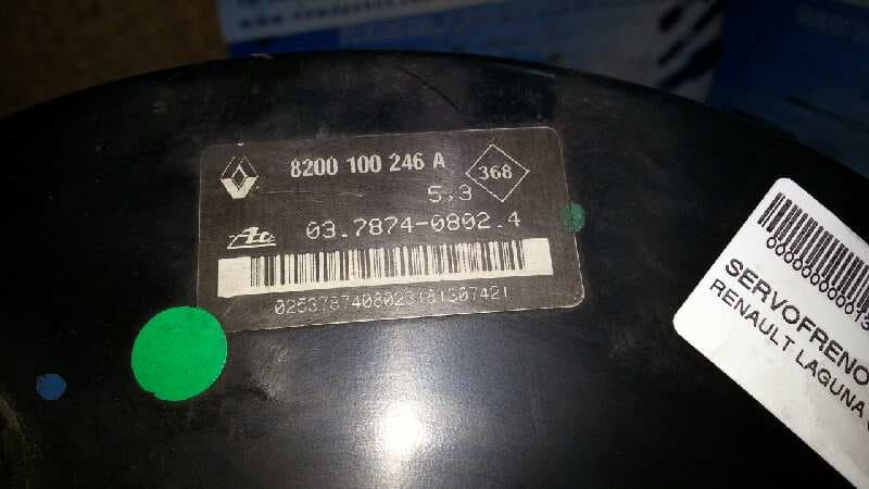 Recambio de SERVOFRENO para RENAULT LAGUNA (B56) 1.8 referencia OEM IAM 8200100246A   - PLATA 3