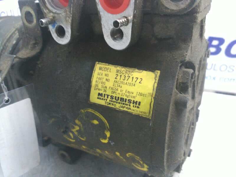 Recambio de COMPRESOR AIRE ACONDICIONADO para MITSUBISHI CARISMA BERLINA 4 (DA0) referencia OEM IAM AKC201A203A 2