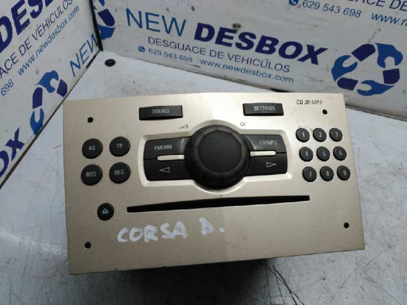 Recambio de SISTEMA AUDIO / RADIO CD para OPEL CORSA D 1.3 16V CDTI CAT (Z 13 DTH / L4I) referencia OEM IAM 344183129 3