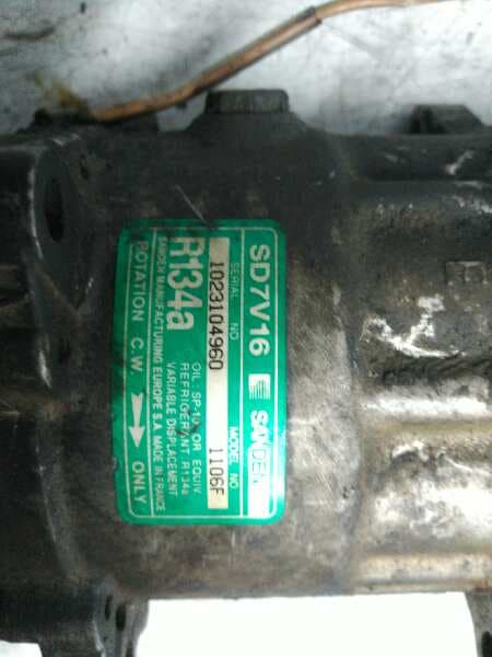Recambio de COMPRESOR AIRE ACONDICIONADO para PEUGEOT 306 BERLINA 3/5 PUERTAS (S1) 1.9 Diesel D9B referencia OEM IAM 1023104960   - VERDE