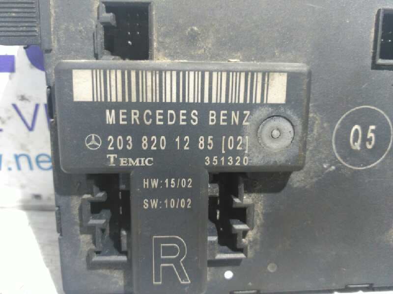 Recambio de MODULO ELECTRONICO para MERCEDES-BENZ CLASE C (W203) SPORTCOUPE 2.2 CDI CAT 611962    referencia OEM IAM 2038201285(02)   - BLANCO 2