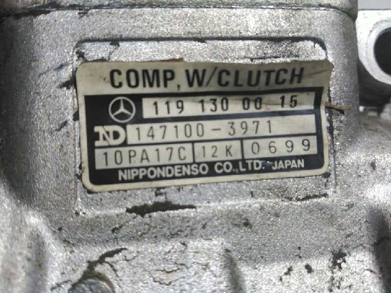 Recambio de COMPRESOR AIRE ACONDICIONADO para MERCEDES-BENZ CLASE SL (W129) referencia OEM IAM 1191310001 2