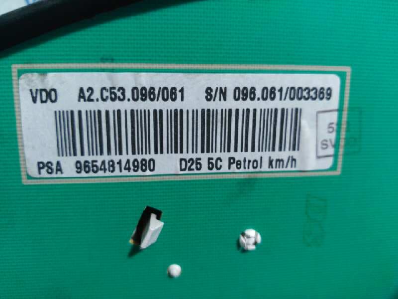 Recambio de CUADRO INSTRUMENTOS para PEUGEOT 407 COUPE 2.2 CAT 3FYEW12J4 referencia OEM IAM 9654814980   - ROJO 4