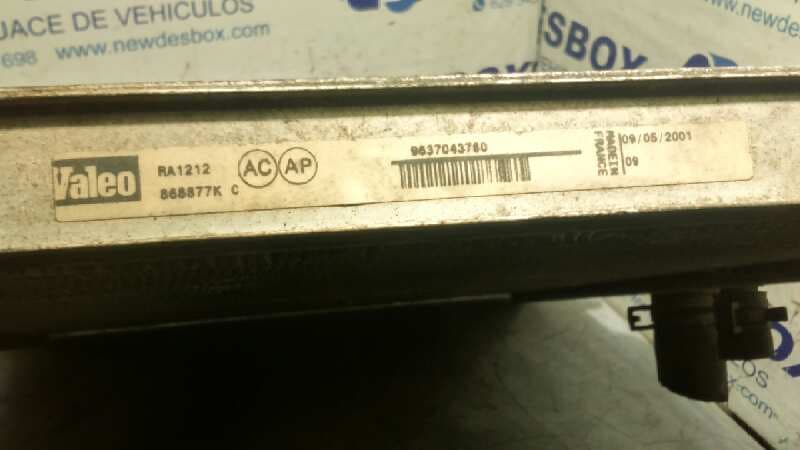 Recambio de RADIADOR AGUA para CITROEN XSARA BERLINA RHZ referencia OEM IAM 9637043780 3