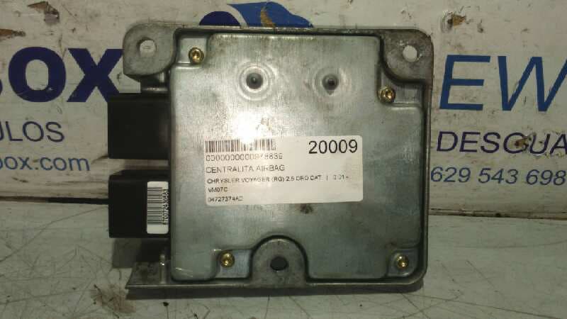 Recambio de CENTRALITA AIRBAG para CHRYSLER VOYAGER (RG) VM07C referencia OEM IAM 04727374AD   - GRIS 5