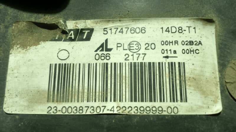 Recambio de FARO DERECHO para FIAT IDEA (135) 1.4 16V Active (I+A) 843A1000 referencia OEM IAM 51747606   - BLANCO 2