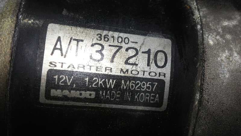 Recambio de MOTOR ARRANQUE para HYUNDAI SANTA FE (SM) 2.7 GLS 4X4 G6BAG referencia OEM IAM 36110037210   - AZUL 4