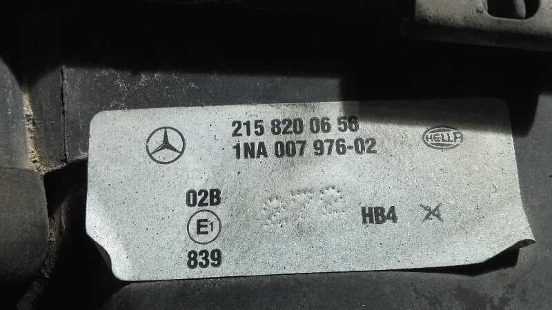 Recambio de FARO ANTINIEBLA DERECHO para MERCEDES CLASE C (W203) referencia OEM IAM 2158200656 2