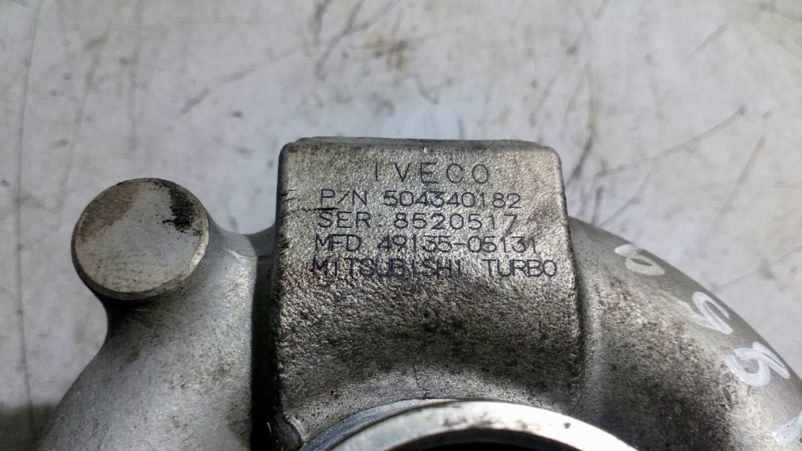 Recambio de TURBOCOMPRESOR para FIAT DUCATO CAJA ABEIRTA 33 (06.2006 =>) F1AE0481D referencia OEM IAM 504340182   - BLANCO 4