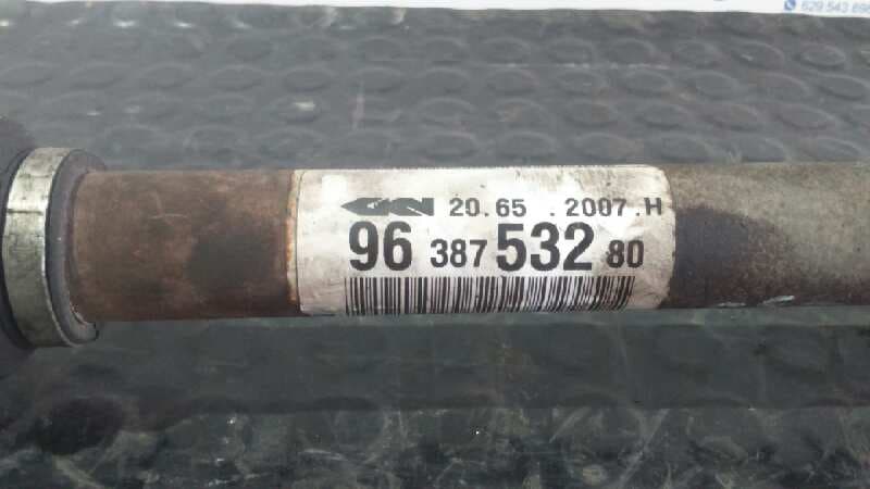 Recambio de TRANSMISION DELANTERA IZQUIERDA para PEUGEOT 206 4-TRG. 1.6 16V CAT referencia OEM IAM 9638753280   - GRIS 4