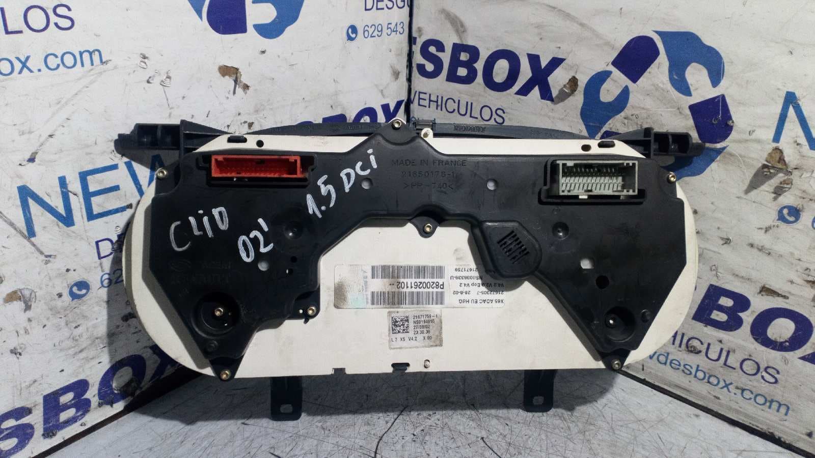 Recambio de CUADRO INSTRUMENTOS para RENAULT CLIO II FASE II (B/CB0) K9K  referencia OEM IAM P8200261102 5