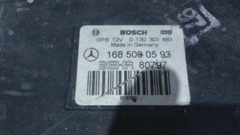 Recambio de RADIADOR AGUA para MERCEDES-BENZ CLASE A (W168) 1.6 CAT M166960 referencia OEM IAM A1685001602   - AZUL 2