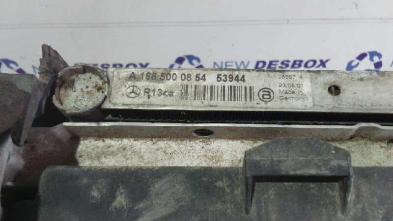 Recambio de RADIADOR AGUA para MERCEDES-BENZ CLASE A (W168) 1.6 CAT M166960 referencia OEM IAM A1685001602   - AZUL 3
