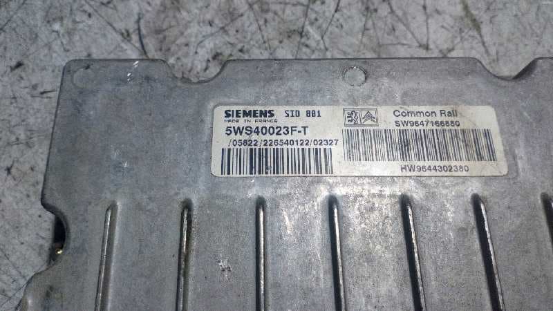 Recambio de CENTRALITA MOTOR UCE para CITROEN XSARA BERLINA 2.0 HDI CAT (RHY / DW10TD) RHY  referencia OEM IAM 5WS40023FT 4