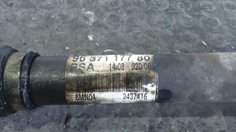 Recambio de TRANSMISION DELANTERA IZQUIERDA para PEUGEOT 307 (S1) XR Clim Plus 9HY referencia OEM IAM 9637117780   - GRIS 4