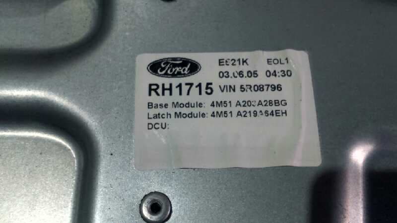 Recambio de ELEVALUNAS DELANTERO DERECHO para FORD FOCUS BERLINA (CAP) referencia OEM IAM 4M51A045H16A - GRIS 5