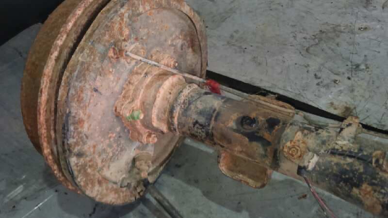 Recambio de PUENTE TRASERO para MITSUBISHI L 200 (K6/7) 4D56 referencia OEM IAM    - VERDE 4