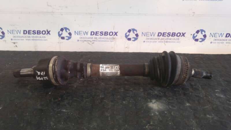 Recambio de TRANSMISION DELANTERA IZQUIERDA para PEUGEOT PARTNER (S2) 1.6 16V HDi 9HW referencia OEM IAM 9656935180   - BLANCO
