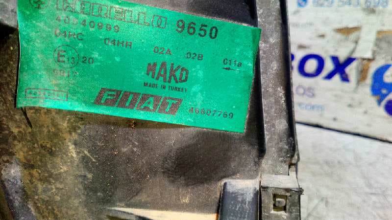 Recambio de FARO DERECHO para FIAT DOBLO (119) referencia OEM IAM 46807769 2