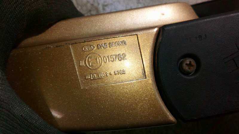 Recambio de RETROVISOR IZQUIERDO para KIA RIO 1.3 CAT A3E referencia OEM IAM 015762   - DORADO 3
