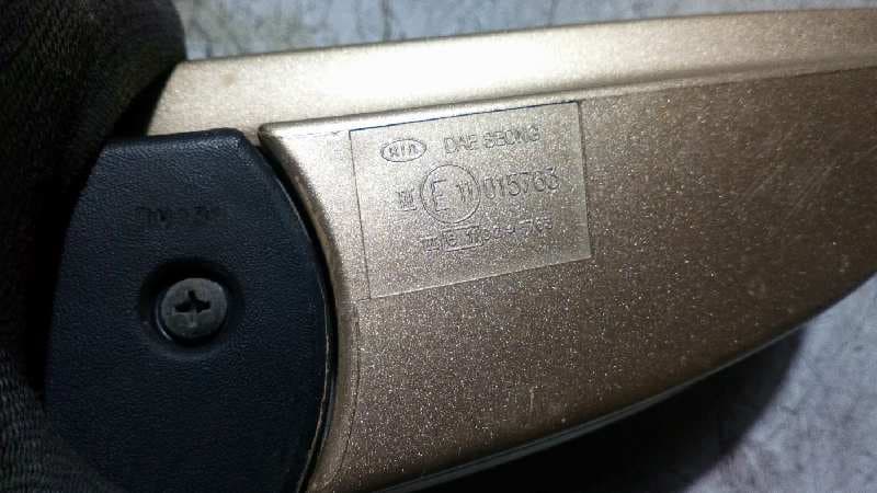 Recambio de RETROVISOR DERECHO para KIA RIO 1.3 CAT A3E referencia OEM IAM 015763   - DORADO 4