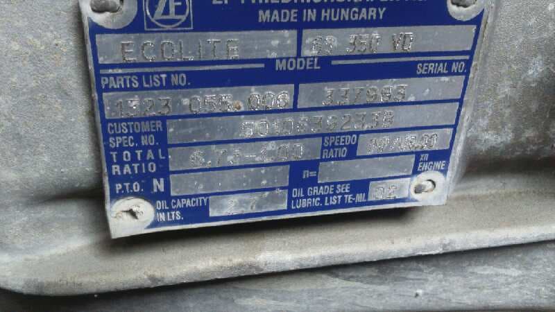 Recambio de CAJA CAMBIOS para RENAULT MASCOTT ZD3A604 referencia OEM IAM 1323055006   - BLANCO 3