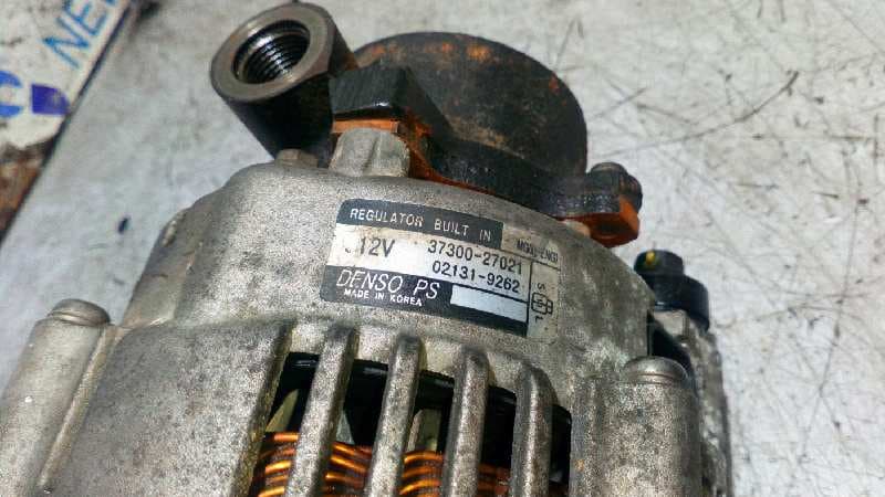 Recambio de ALTERNADOR para KIA CARENS (UN) 2.0 CRDi D4EA referencia OEM IAM 3730027021   - NEGRO 7