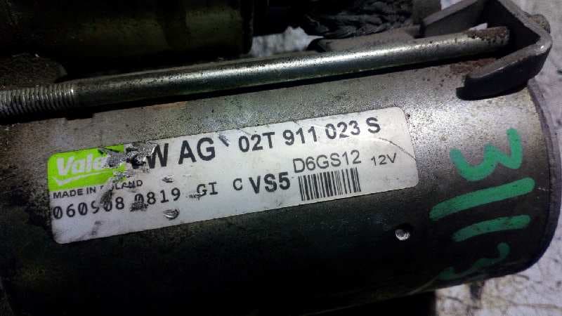 Recambio de MOTOR ARRANQUE para SKODA FABIA (5J2 ) Active BBM referencia OEM IAM 02T911023S   - ROJO 4
