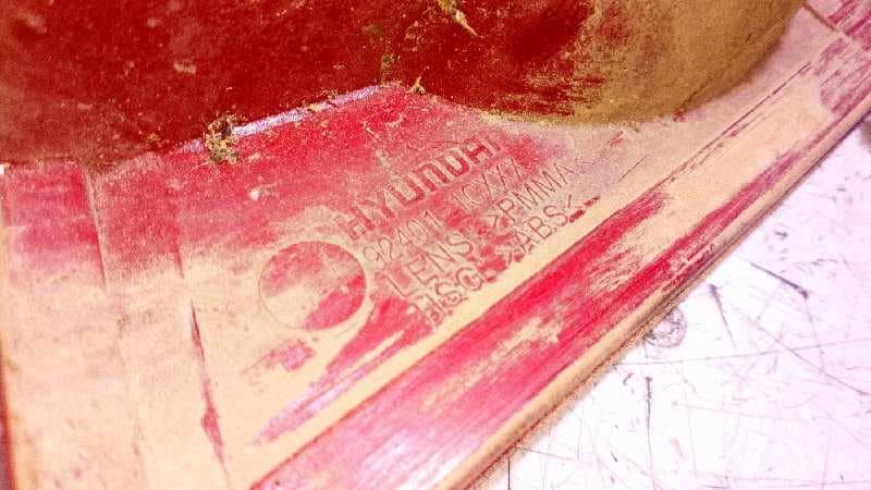 Recambio de PILOTO TRASERO IZQUIERDO para HYUNDAI GETZ (TB) 1.1 12V CAT G4HD referencia OEM IAM 924011CXXX   - ROJO 2
