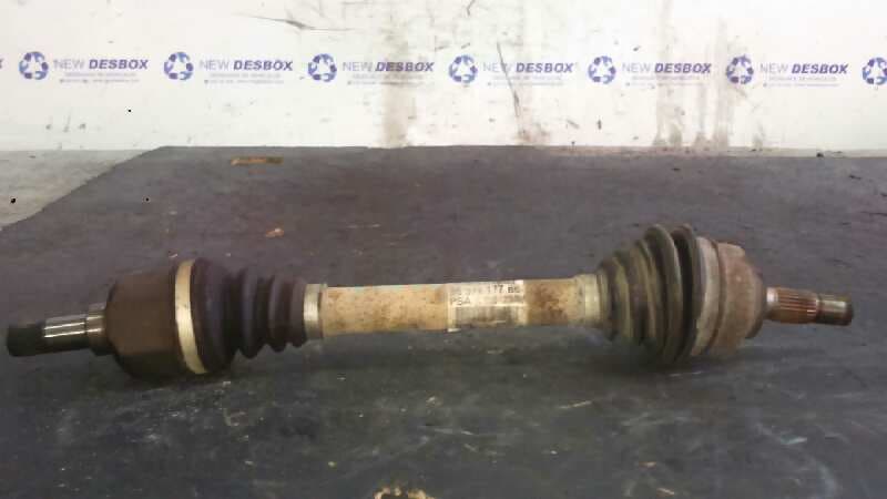 Recambio de TRANSMISION DELANTERA IZQUIERDA para CITROEN BERLINGO CUADRO 1.6 16V HDi 9HXDV6ATED4 referencia OEM IAM 9637117780   - BLANCO