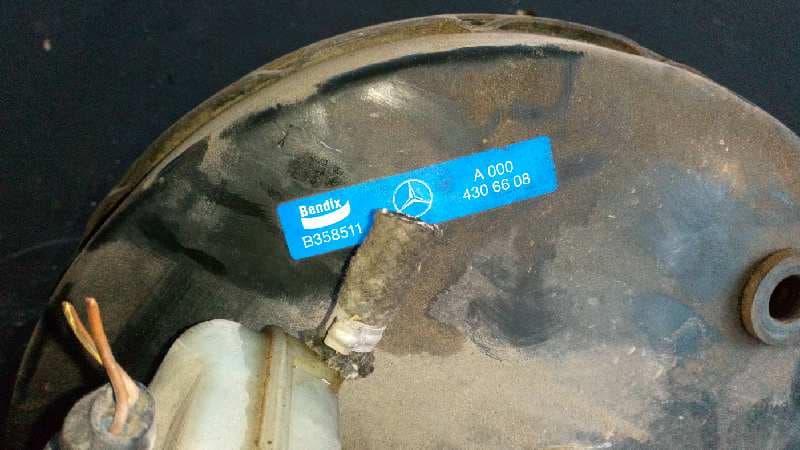 Recambio de SERVOFRENO para MERCEDES-BENZ VITO (W638) CAJA CERRADA 601D23 referencia OEM IAM A0004306608   - BLANCO 3