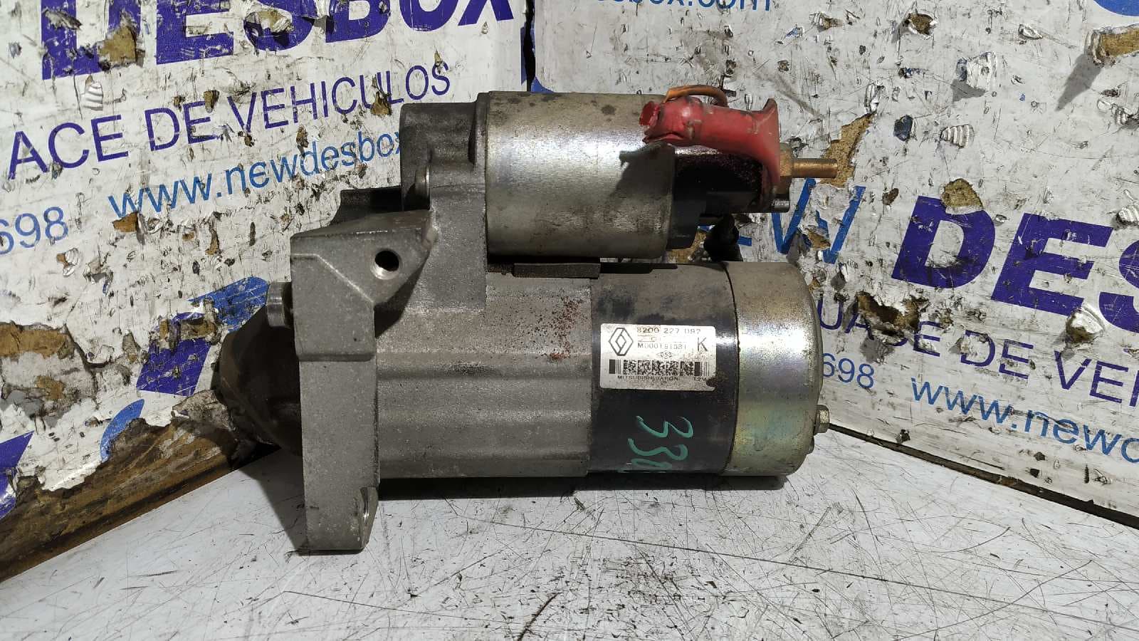 Recambio de MOTOR ARRANQUE para RENAULT MEGANE II BERLINA 5P 1.5 dCi Diesel K9K D7 referencia OEM IAM 8200227092   - VERDE