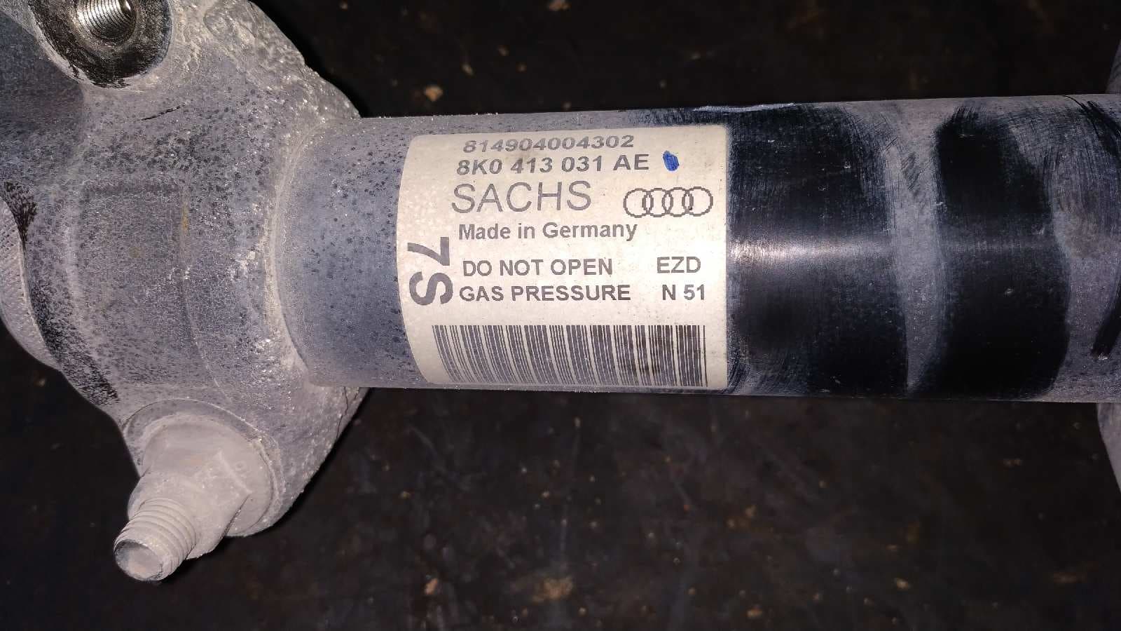 Recambio de AMORTIGUADOR DELANTERO DERECHO para AUDI A4 BER. (B8) Basis CAG referencia OEM IAM 8K0413031AE   - NEGRO 2