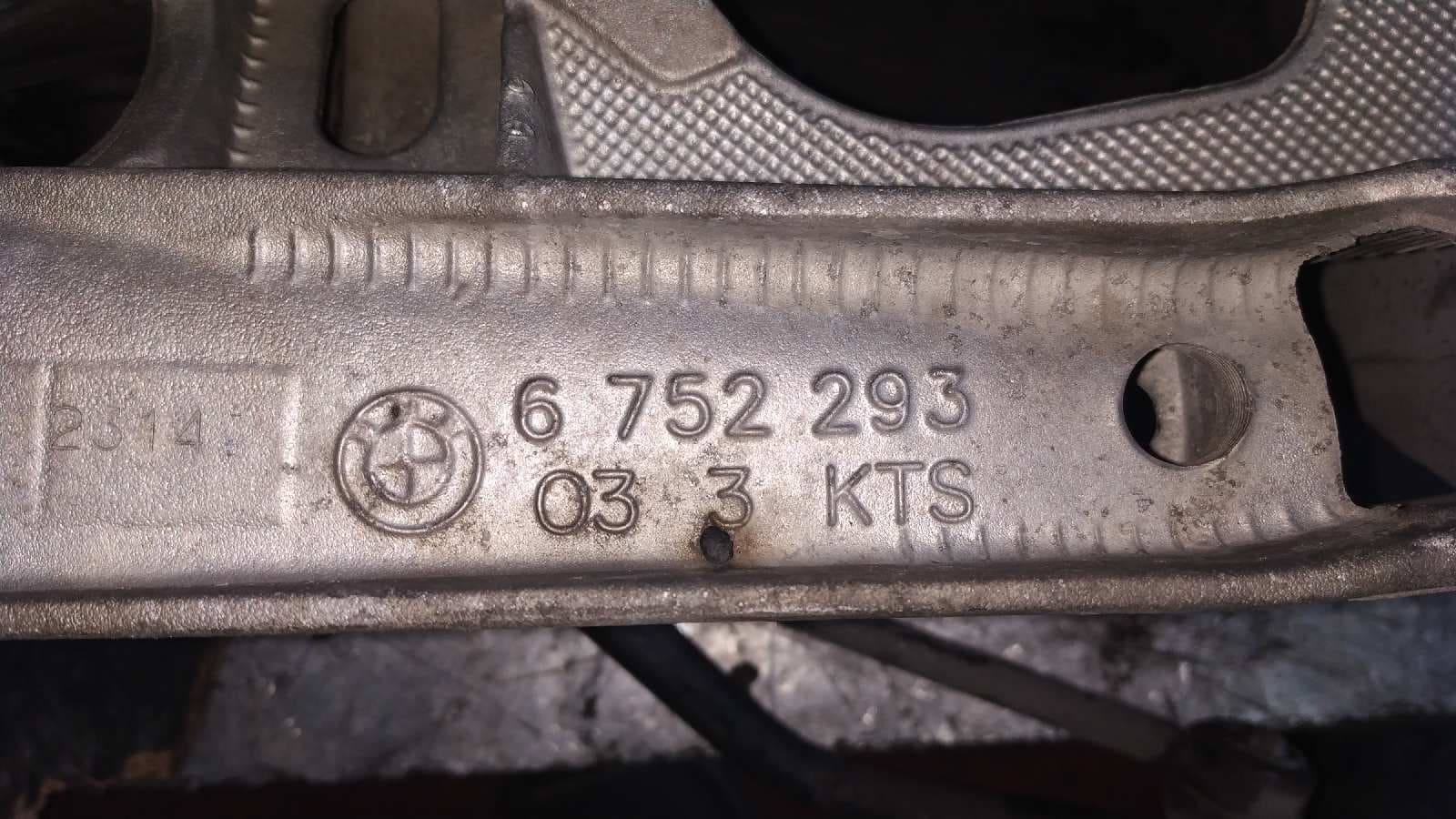 Recambio de PUENTE DELANTERO para BMW SERIE 7 (E65/E66) N73B60 referencia OEM IAM    - AZUL 9