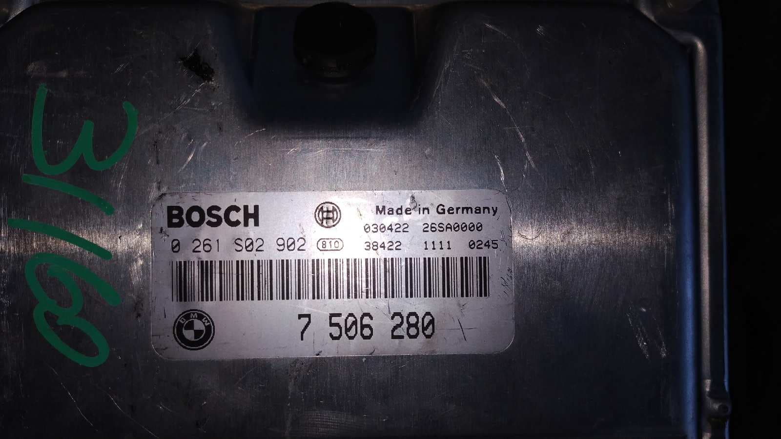 Recambio de CENTRALITA MOTOR UCE para BMW SERIE 7 (E65/E66) N73B60 referencia OEM IAM 7506280   - AZUL 6