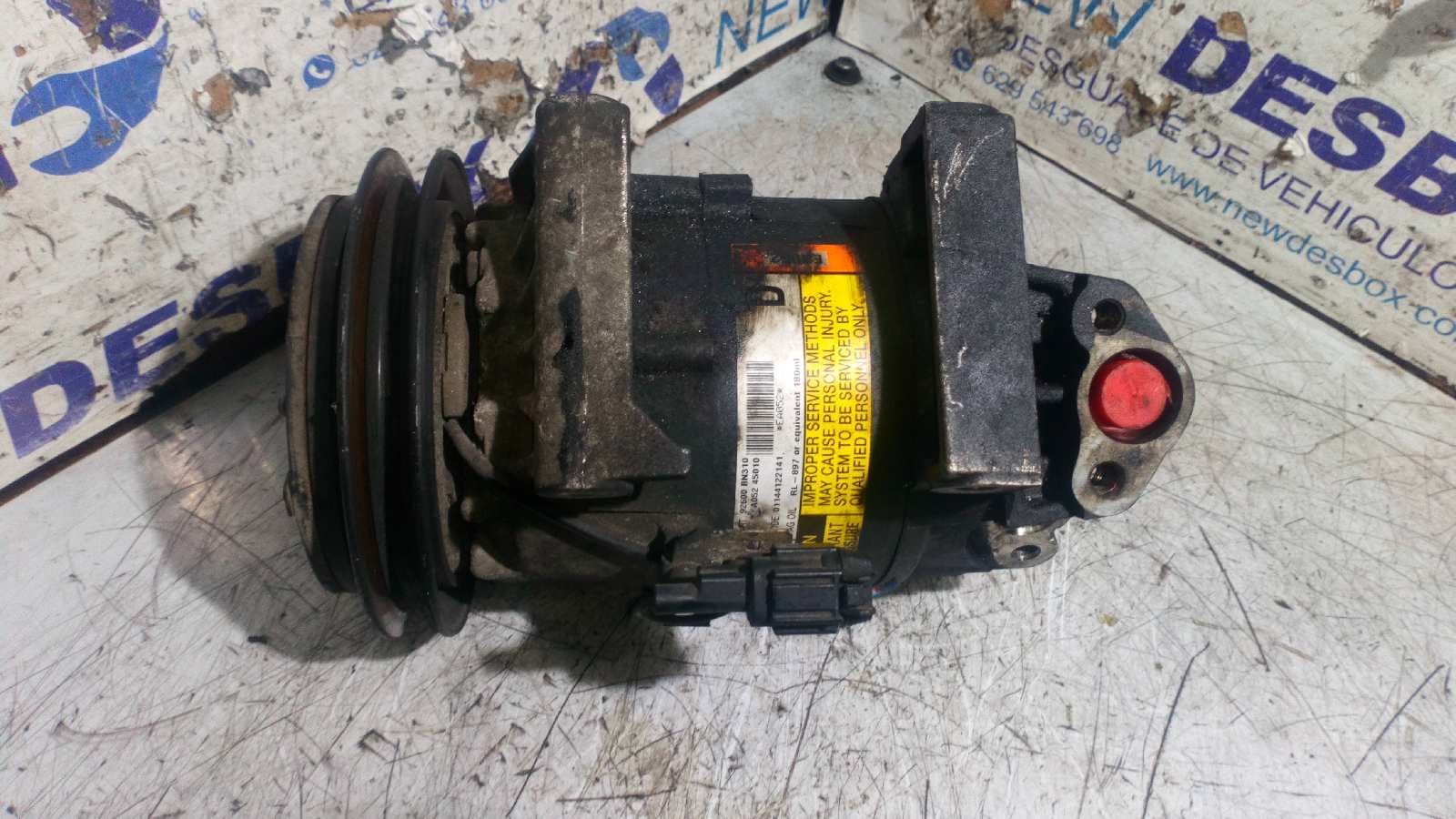 Recambio de COMPRESOR AIRE ACONDICIONADO para NISSAN ALMERA TINO (V10M) 2.2 dCi Diesel CAT YD22DDT referencia OEM IAM 92600BN310   - PLATA 2