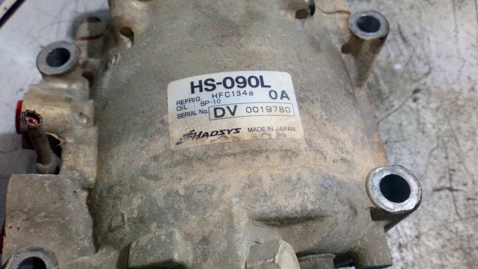 Recambio de COMPRESOR AIRE ACONDICIONADO para HONDA CR-V (RD1/3) Básico (RD1) B20B referencia OEM IAM 1012119880   - AZUL 7