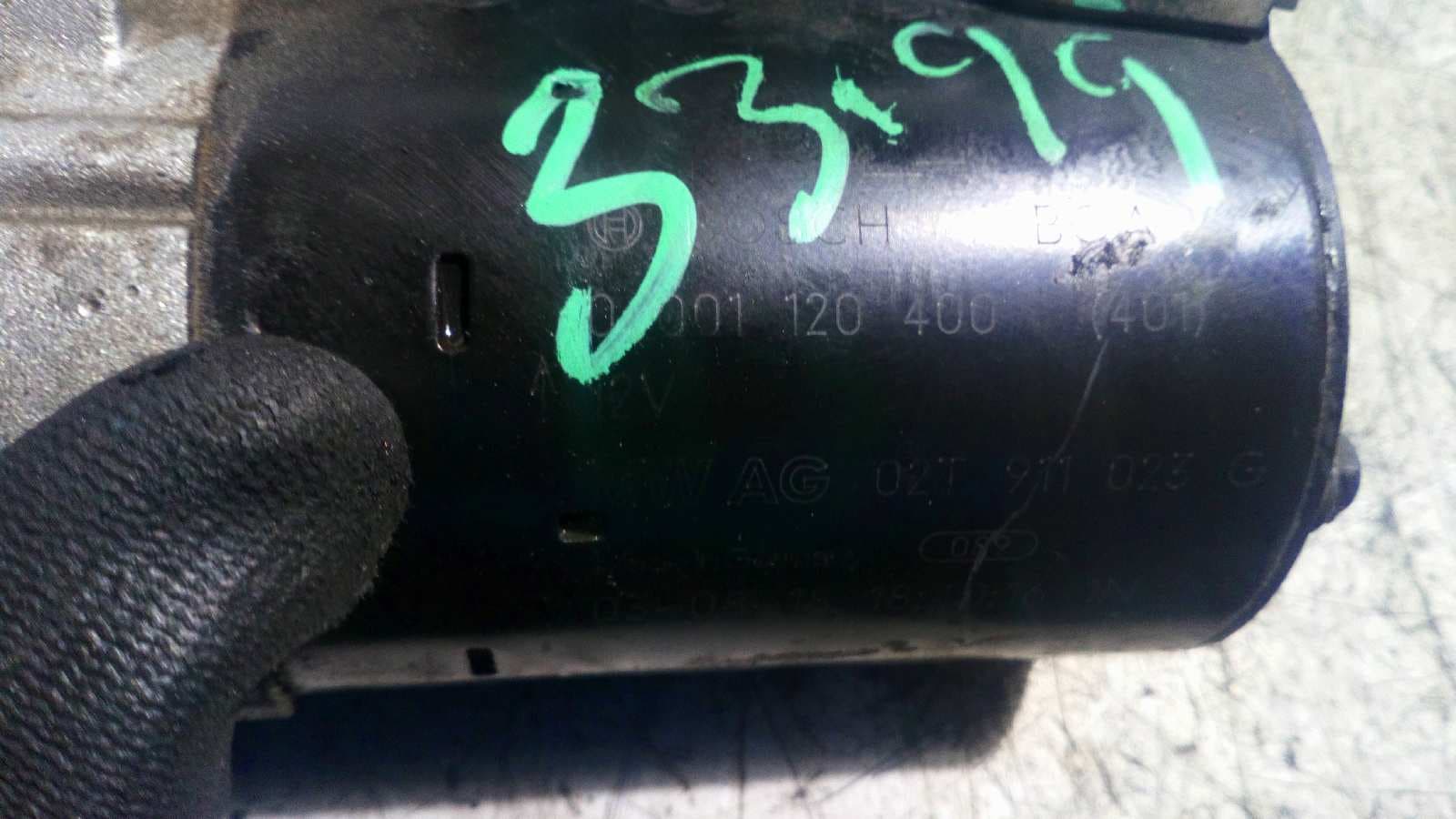 Recambio de MOTOR ARRANQUE para VOLKSWAGEN POLO (9N1) 1.4 16V BBY referencia OEM IAM 0001120400   - AZUL 4