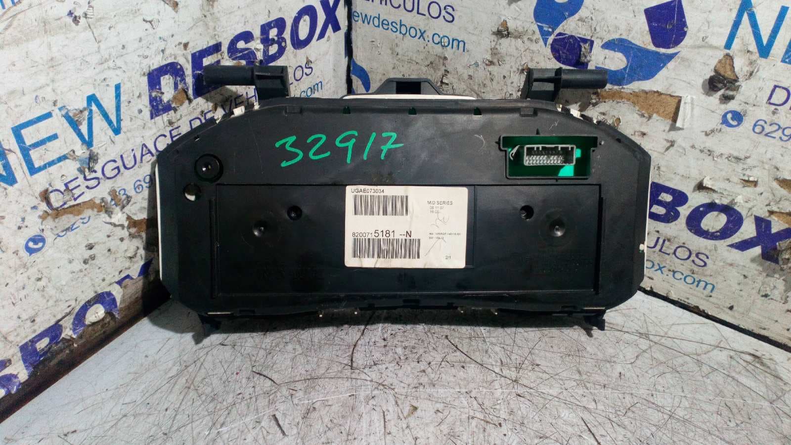 Recambio de CUADRO INSTRUMENTOS para RENAULT CLIO III D4F H7 referencia OEM IAM 8200715181N   - BLANCO 3