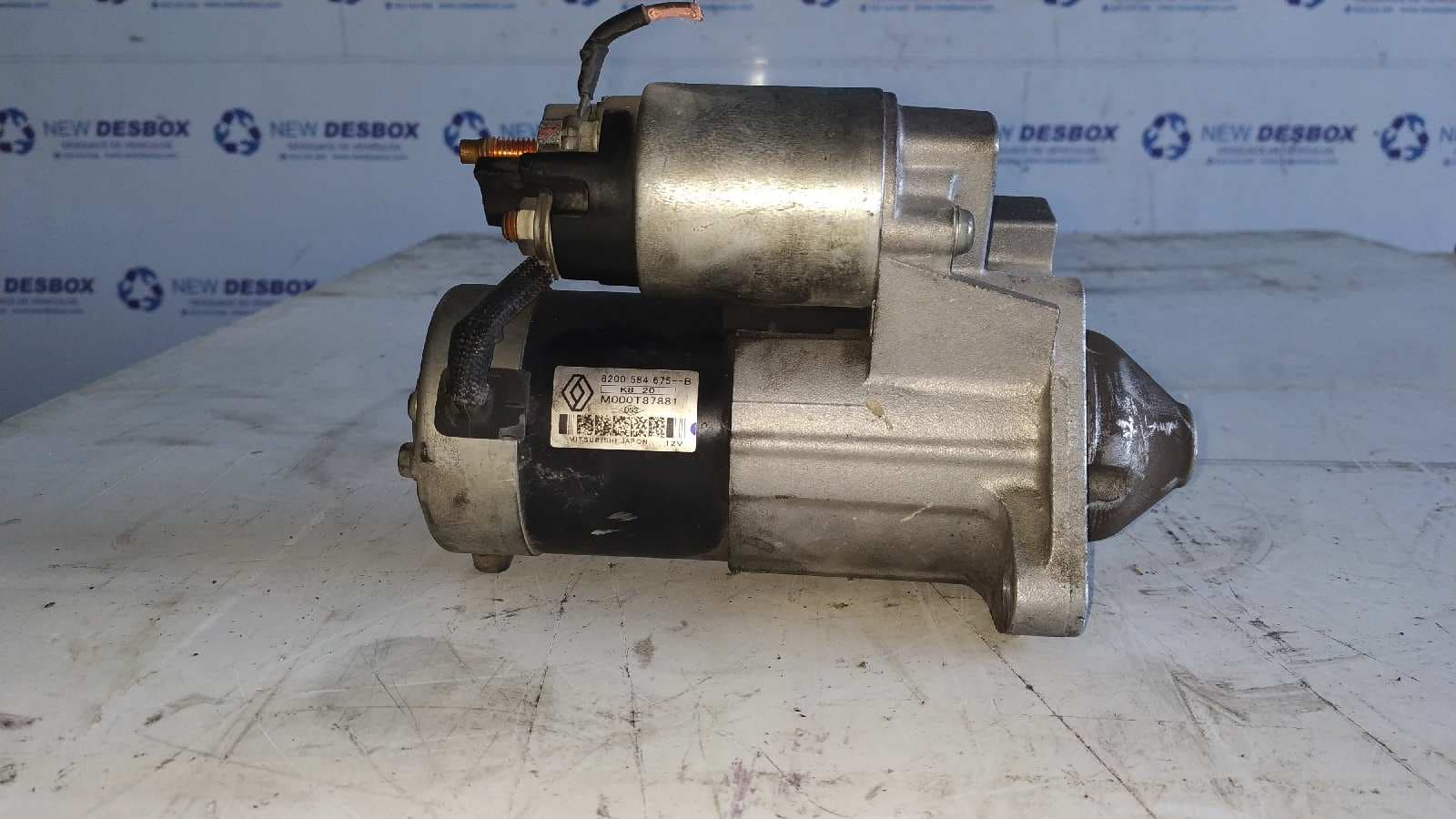 Recambio de MOTOR ARRANQUE para RENAULT KANGOO (F/KC0) K9K V7 referencia OEM IAM 8200584675B   - BLANCO 4