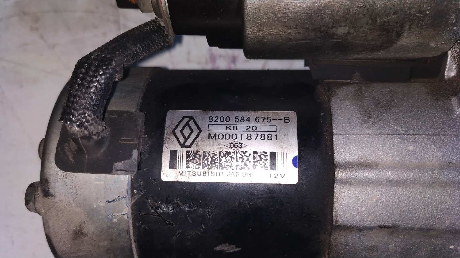 Recambio de MOTOR ARRANQUE para RENAULT KANGOO (F/KC0) K9K V7 referencia OEM IAM 8200584675B   - BLANCO 5
